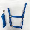 HORSEMATE NYLON HALTER & LEAD ROPE SET
